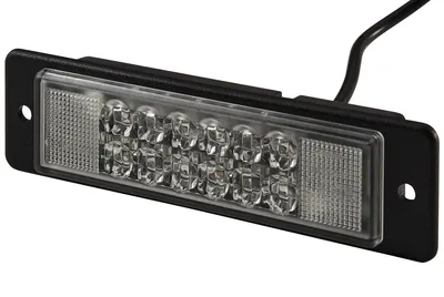 Produktbild von Blitz-Kennleuchte 24 V LED gelb amber HELLA für u.a. VAN HOOL