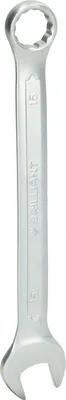 Produktbild von Brilliant Tools Ring-Maulschlüssel, 15 mm