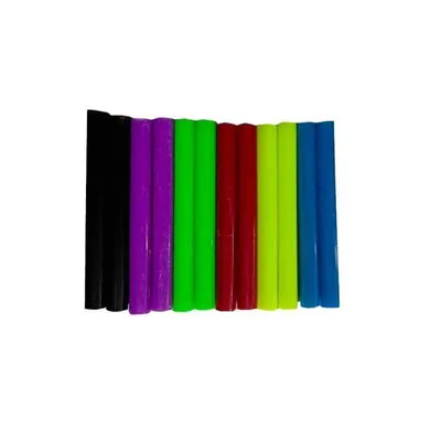 Produktbild von Heißklebesticks 11x100mm 1kg 12 Stück Bunt Klebestangen Set