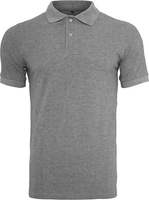 Immagine prodotto di Build Your Brand BY008 | Polo Piqué da uomo - Colore: Grigio scuro - Taglia: XL