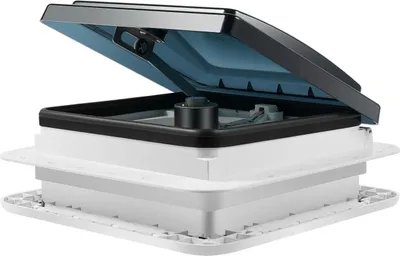 Immagine prodotto di Ventilatore da tetto RV, circolazione efficiente dell'aria, illuminazione LED multifunzionale, blu