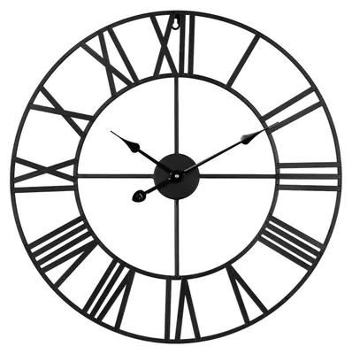 Immagine prodotto di Orologio da parete Teesa grande in alluminio da 60 cm, design elegante, TSA0039