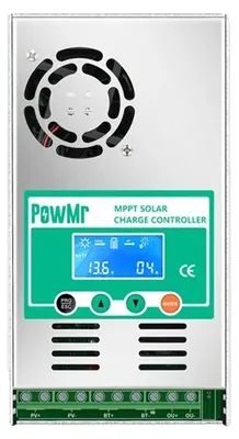 Obrázok produktu pre Solárny regulátor nabíjania, MPPT 60A, multifunkčný LCD displej, MPPT 60A, 12V 24V 36V 48V Auto