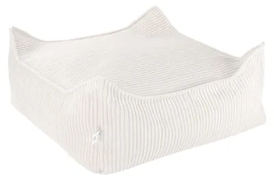 Produktbild von Wigiwama Square Ottoman / Sitzkissen / Sitzsack, Farbe:Marshmallow