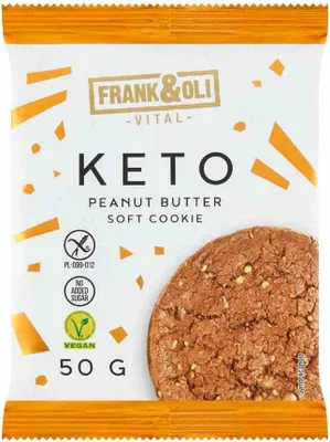 Produktbild von Frank&Oli Keto Keks Erdnussbutter 50g