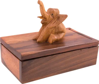Produktbild von Truhe Elefant - Dekoartikel, Holztruhe
