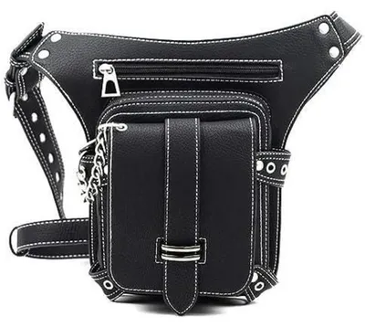 Immagine prodotto di Borsa a tracolla unisex in ecopelle, colore nero, taglia media