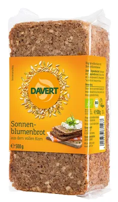 Produktbild von Davert  Sonnenblumenbrot (2 x 500 gr)
