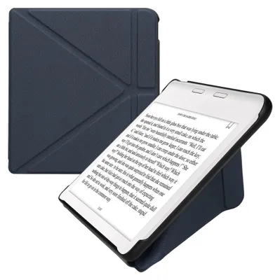 Produktbild von kwmobile Schutzhülle für Kobo Kobo Libra Colour / Tolino Vision Color Hülle - Kunstleder Case - eReader Klapphülle mit Auto Sleep Funktion - Cover mit
