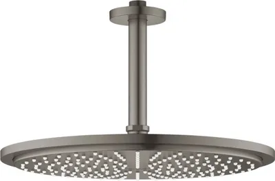 Produktbild von Grohe Kopfbrauseset Cosmopolitan RAINSHOWER 310 Deckenauslauf 142 mm Hard Graphite gebürstet