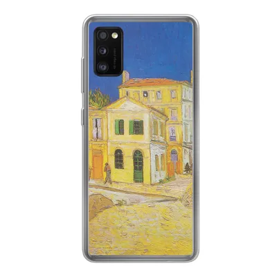 Produktbild von MuchoWow® Handyhülle Schutzhülle Hülle für Samsung Galaxy A41 Das gelbe Haus - Vincent van Gogh Silikon Softcase Handy Hülle - Mobiltelefon