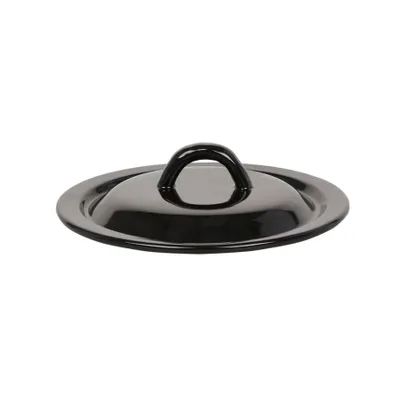 Produktbild von Emaillierter Deckel für einen klassischen schwarzen Topf, 18 cm, 1 Stück