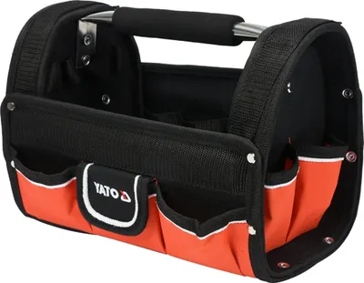 Produktbild von Yato Open Tool Box 12" mit Rohrgriff 9 Fächer