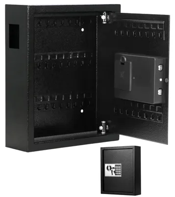 Obrázek produktu pro Klíčová skříňka s elektronickým zámkem pro 40 klíčů, ocelová konstrukce