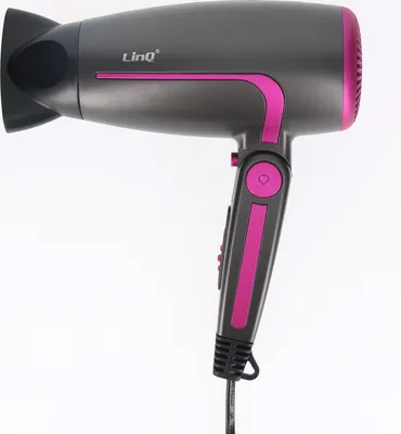 Image de LinQ, mini-sèche-cheveux de voyage 2000 W, rouge fuchsia