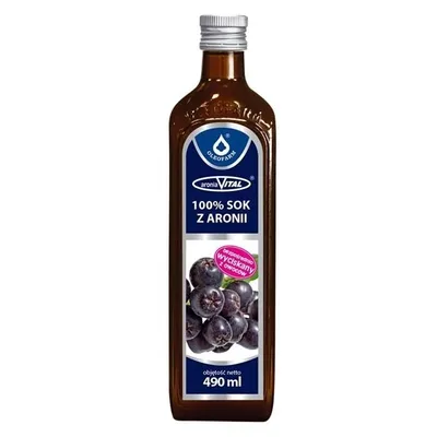 Obrázek produktu pro Aronia Vital juice 100% 490 ml - Dlouhodobá platnost!