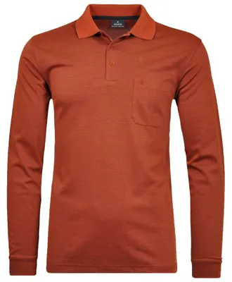 Ragman H-Polo 1/1 Arm Polo LA uni Soft-Knit in rot