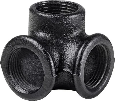 Produktbild von Dolle Eckverbinder für Pipe-Regalsystem 90° 20 mm (3/4) schwarz matt