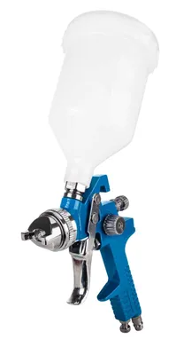 Produktbild von Scheppach Druckluft-Lackierpistole Druckluftfarbspritzpistole - 3,5 bar| Luftbedarf: 120 - 205 l/min | Fließbecher Inhalt: 0,6 L