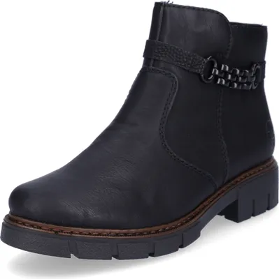 Zdjęcie produktu dla Buty za kostkę dla kobiet w kolorze czarnym