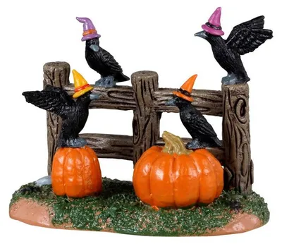 Productafbeelding van Halloween Crows Halloweenhuisje LEMAX