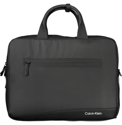 Image de Sacoche noire polyvalente, également utilisable comme sac à dos, avec compartiment pour ordinateur portable, idéal pour les hommes