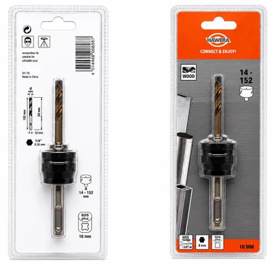 Produktbild von HAWERA Power Change Adapter 227684  inkl. HSS-Co Zentrierbohrer Lochsäge