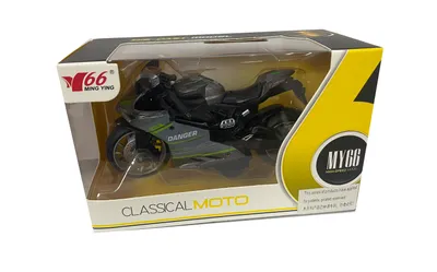 Produktbild von Detailgetreues Spielzeug Motorrad Modell im Maßstab 1:14 mit Rückziehfunktion