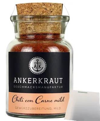 Produktbild von Ankerkraut Chili con Carne (80g Glas) + usy Block