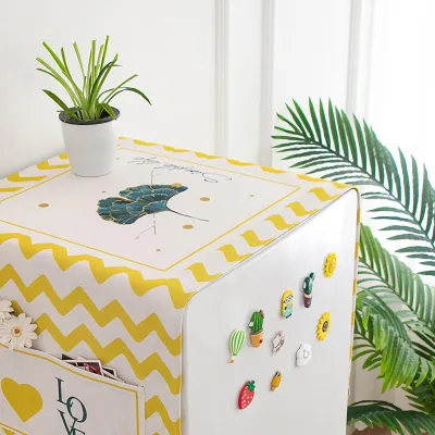 Obrázek produktu pro Bavlněné plátno Ochrana proti prachu Cover Fabric Cloth Vodotěsný obecný kryt ručník pro domácí spotřebiče GB258 45x140 Chladnička pračka