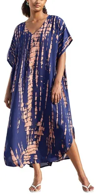 Immagine prodotto di Solidchoice - Kimono lungo da donna con motivo floreale, ideale per la spiaggia e per l'abbigliamento casual