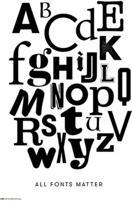 Produktbild von Empireposter Poster Alphabet ABC Bildungsposter für Kinder, Wanddekoration 61x91,5 cm