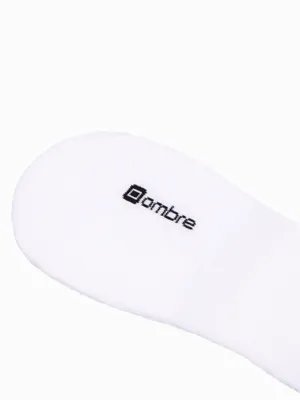 Zdjęcie produktu dla Ombre Clothing Skarpety męskie Alvar białe 3 pack - uniwersalne