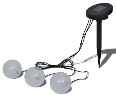 Imagen del producto de vidaXL: Esferas solares LED flotantes, con 3 luces, para estanque o piscina