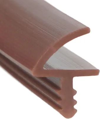Immagine prodotto di Guarnizione in gomma, rotolo da 10 metri, larghezza della scanalatura 3 mm, spessore 12 mm, colore marrone, per telai di porte e finestre