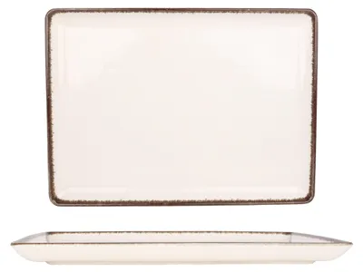 Image de Plat de service Kütahya Porselen - Atlantis - Porcelaine - 30 x 22 cm