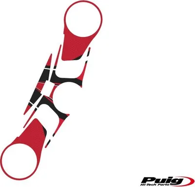Produktbild von PUIG 6988R Radikal Yoke Protector  passend fuer APRILIA RSV4 Rot