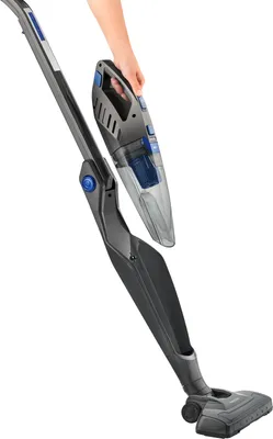 Produktbild von ProfiCare 2 in 1 Hand-und Bodenstaubsauger | Ladestation inkl. Zubehörhalterung | Turbo Rotation | HEPA-Filter | PC-BS 3035 A anthrazit-blau