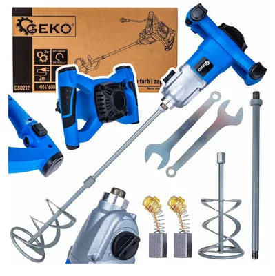 Obrázok produktu pre Elektrické miešadlo 1600W, 2 rýchlosti, M14, na farby a maltu, Geko