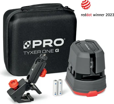 Produktbild von Kreuzlinienlaser mit grünem Strahl TYXER One G PRO