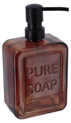 Produktbild von Seifenspender aus glas pure soap - 570 ml - bernsteinfarben - Tendance