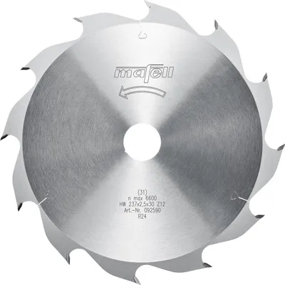 Image de Mafell Sägeblatt-HM 237 x 1,8/2,5 x 30 mm, Z 12, WZ | 092590