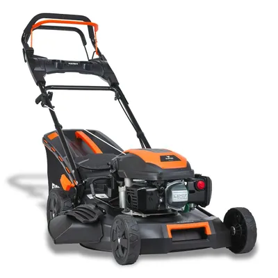 Produktbild von FUXTEC 4in1 Benzin Rasenmäher FX-RM5170es - 170ccm | 51cm | 28Kg | 4-Takt | E-Start | Mulchfunktion | Seitenauswurf | 60L | EasyClean | bis 1000m²