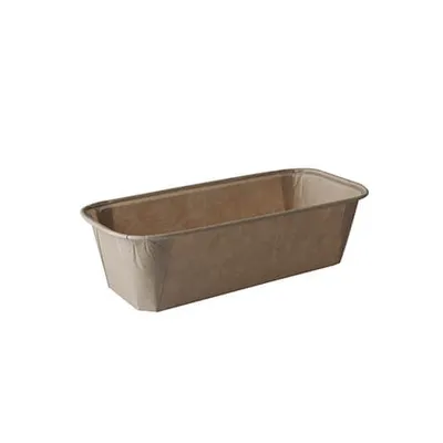 Produktbild von Papstar Backformen "pure" eckig 523 ml braun 8 x 25 Stück