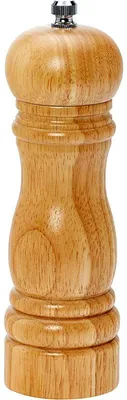 Image de Moulin à poivre en bois massif - Beige - D 5 x H 16.5