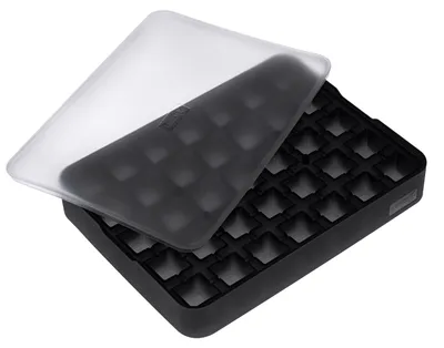 Produktbild von Lurch 00240700, 35 Stück(e), Rechteckig, Eiswürfelbehälter, Schwarz, Silikon, -40 - 240 °C