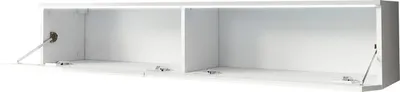 Image de Meuble TV avec éclairage LED 140 cm WILLA D – blanc