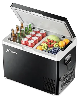 Produktbild von Tragbarer Kühlschrank, Dual-Zonen-Kühlung, Vielseitige Stromkompatibilität, 30L