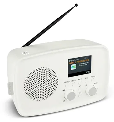 Obrázek produktu pro MEDION MD89288, Osobní, DAB+, FM, 5 W, TFT, 6,1 cm (2.4"), Bílá