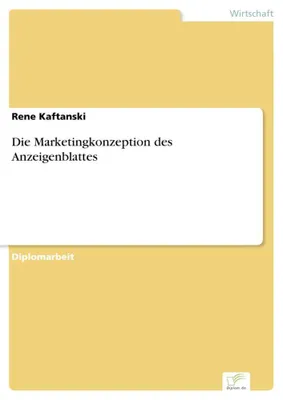 Produktbild von Die Marketingkonzeption des Anzeigenblattes
